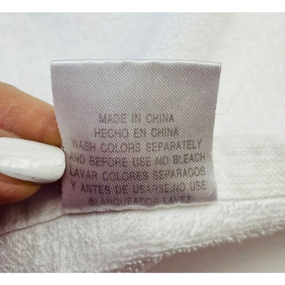 Vintage Jack in the Box Beach Towel White Classic Square Logo Cotton 1888 Mills - Picture 5 of 7